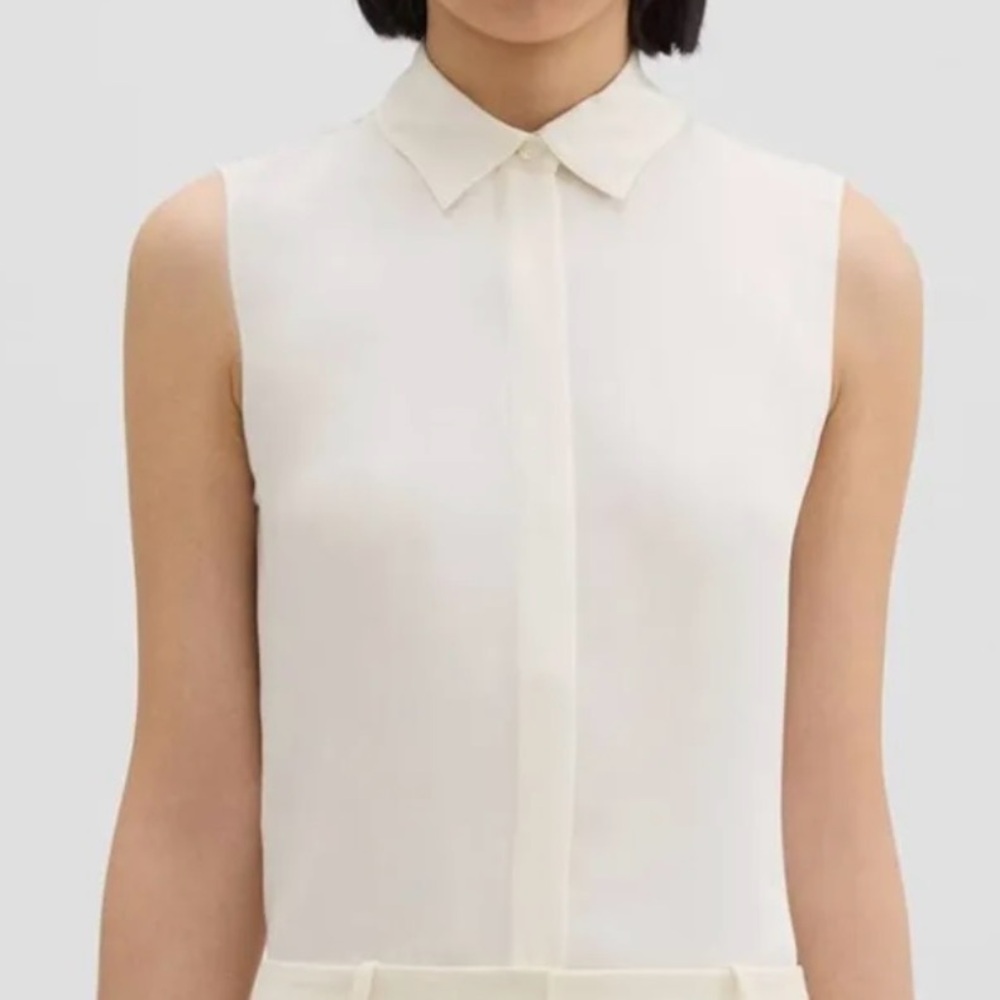 Theory Silk sleeves women’s blouse